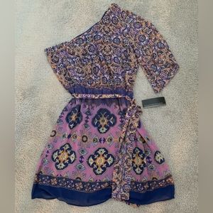 NWT Signature Studio One shoulder Mini Dress